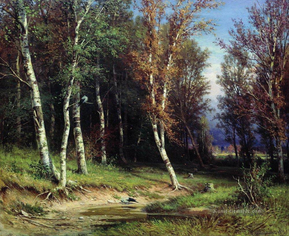 Wald vor dem Sturm 1872 klassische Landschaft Ivan Ivanovich Ölgemälde
